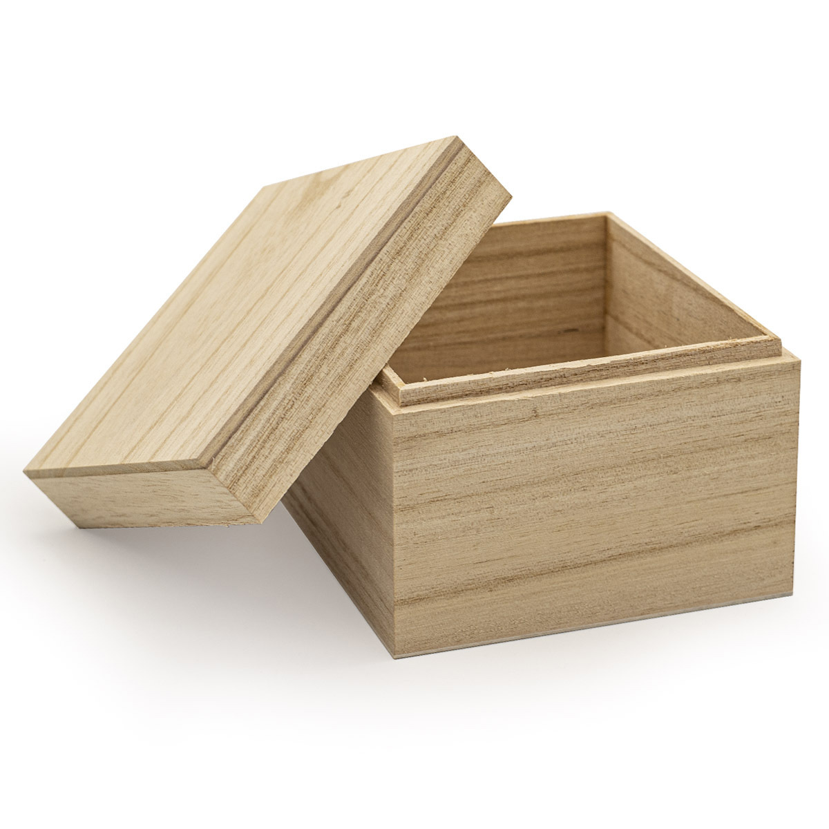 Коробка деревянная прямоуг. с крышкой