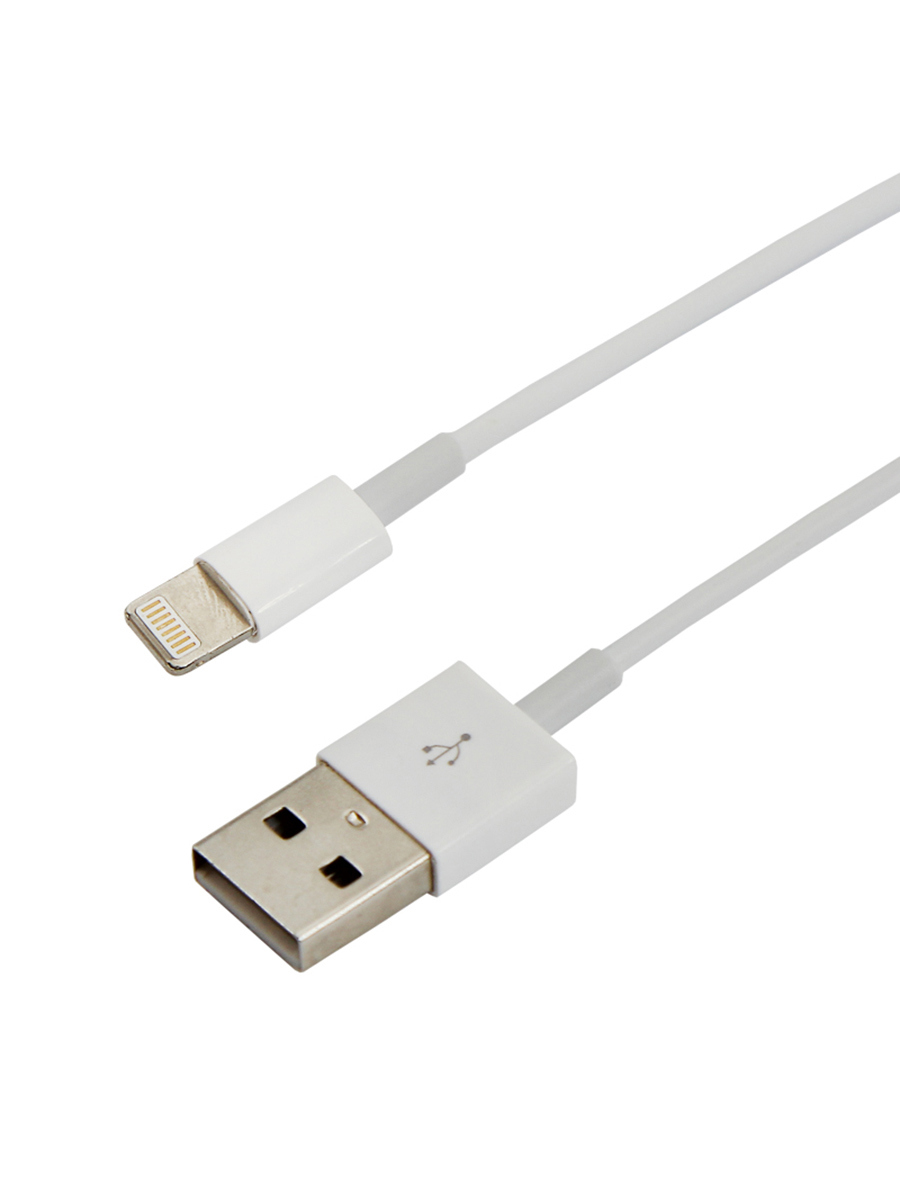 Кабель USB-Lightning Rexant для iPhone ПВХ белый 1м по цене 197 ₽/шт.  купить в Красноярске в интернет-магазине Леруа Мерлен