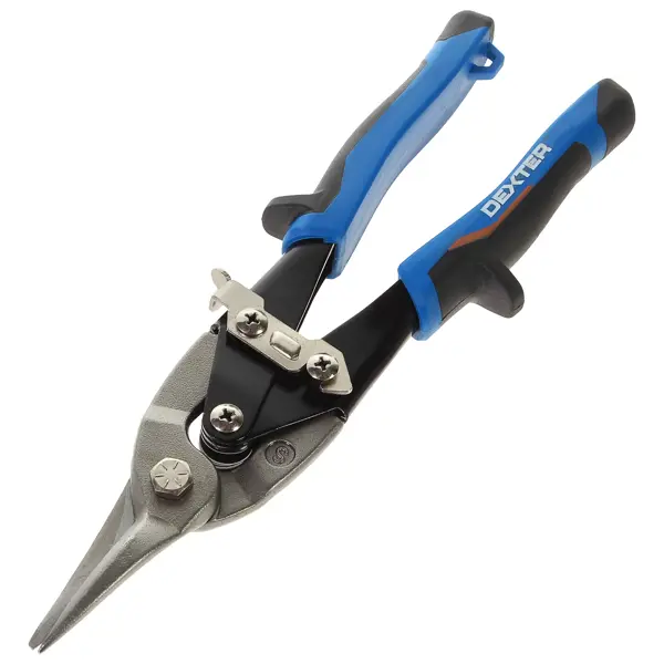 Ножницы по металлу прямой рез Dexter BLD-0110 до 0.8 мм, 250 мм рычажный прямой трубный ключ квт