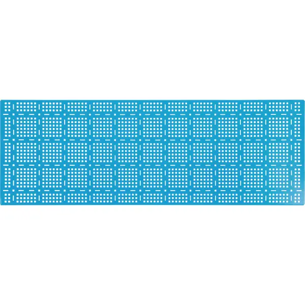фото Перфопанель 120x40см для стеллажа мкф сталь цвет синий без бренда