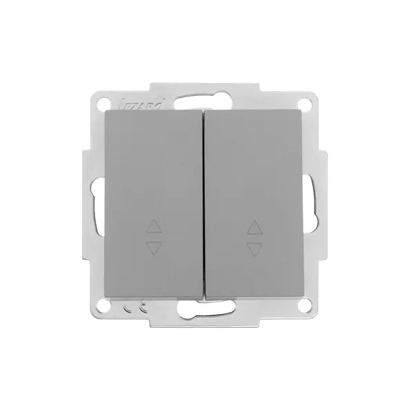 Выключатель проходной встраиваемый Lezard Vesna 742-3588-106 1 клавиша цвет платина выключатель открытой установки одноклавишный без заземления пластик подсветка белый проходной lezard demet 711 0200 114