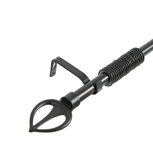 Карниз однорядный Капля 300 см металл цвет черный гаечный ключ шестигранный разъем головка преобразователь 1 шт 8мм 21мм черный