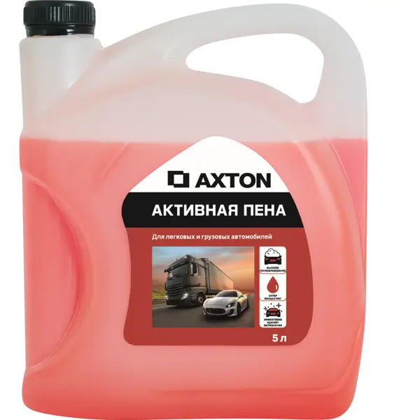 Активная пена для грузовых авто Axton LMA42 5 л варежка для мойки автомобиля axton 26x21 см