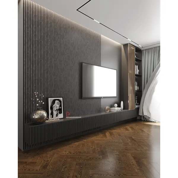 фото Панель стеновая decor-dizayn 904-70 10x150x3000 мм темно-серый