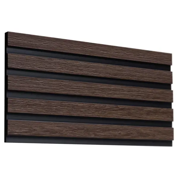 Панель стеновая Decor-Dizayn 904-67SH 10x150x3000 мм темно-коричневый декоративный элемент к молдингу 157а decor dizayn