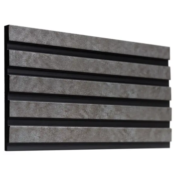 Панель стеновая Decor-Dizayn 904-69 10x150x3000 мм серый стеновая панель пвх камень серый 2700x250x8 мм 0 675 м²