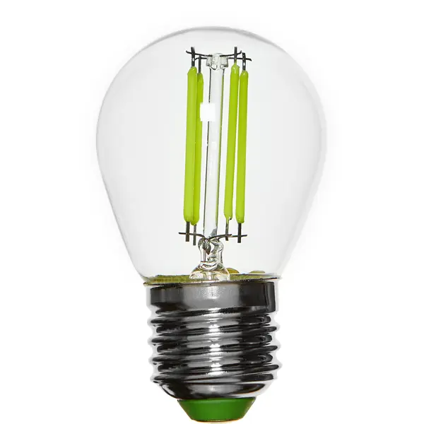 Лампа светодиодная Navigator E27 240 В 5 Вт шар 240 лм цвет зеленый