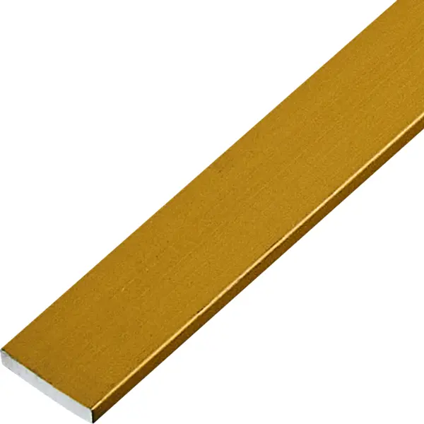 Пластина 10x2x1000 мм, алюминий, цвет золотой карабин металлический 45 × 16 мм 10 × 2 2 мм 5 шт золотой