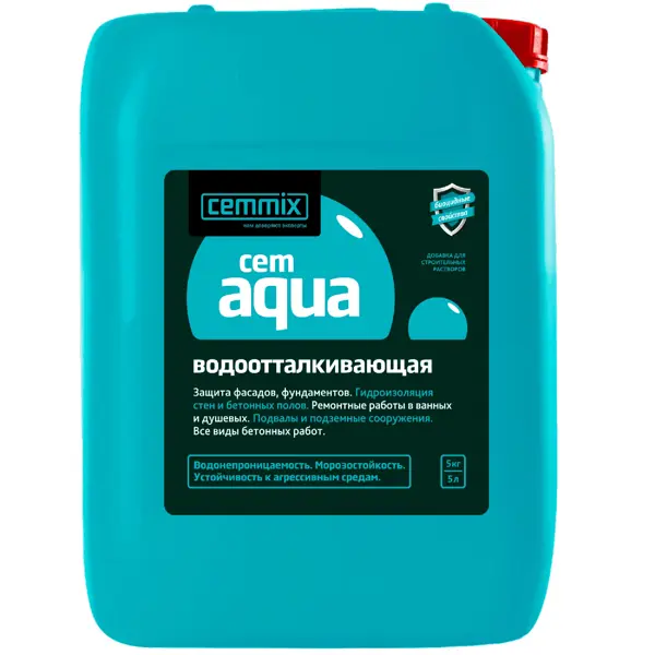 Добавка водоотталкивающая Cemmix CemAqua добавка для тёплых полов cemmix cemthermo 1 л
