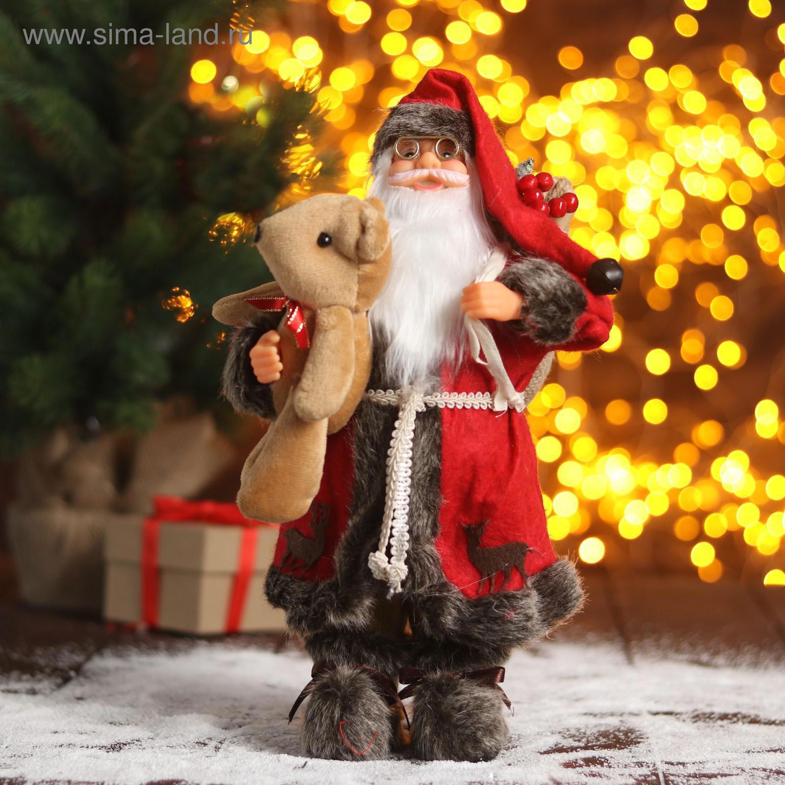 5036017. Дед Мороз и елка. Шуба Деда Мороза. Дед Мороз в красной шубе. Дед Мороз х.
