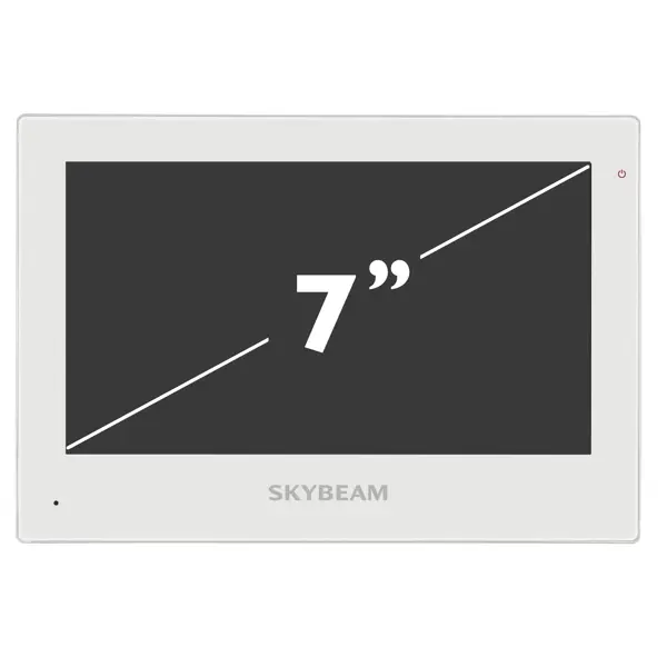 видеодомофон skybeam 7 с сенсорными кнопками белый Видеодомофон Skybeam 7