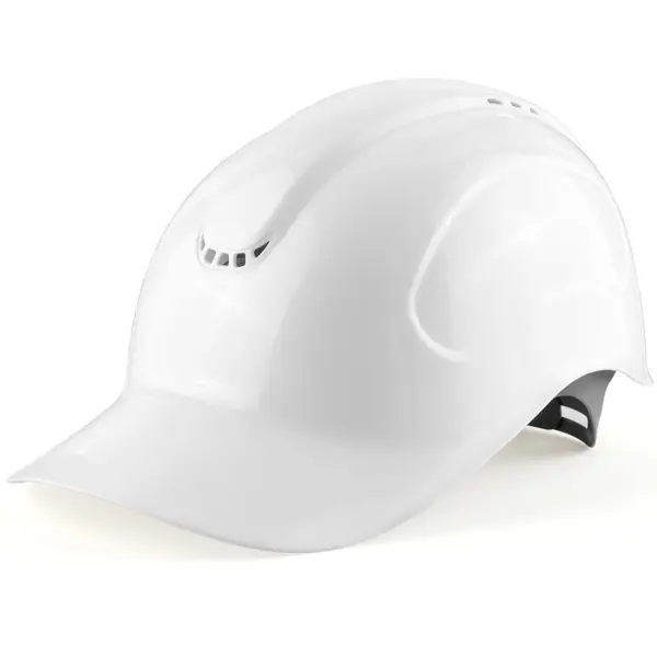 Каскетка защитная Krafter TEC 98117LM белая дышащий велосипедный шлем со съемным козырьком в виде кепки