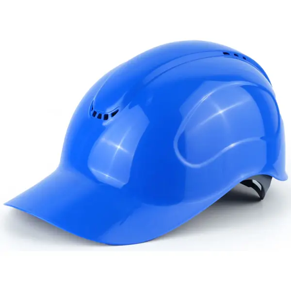 Каскетка защитная Krafter TEC 98118LM синяя дышащий велосипедный шлем со съемным козырьком в виде кепки