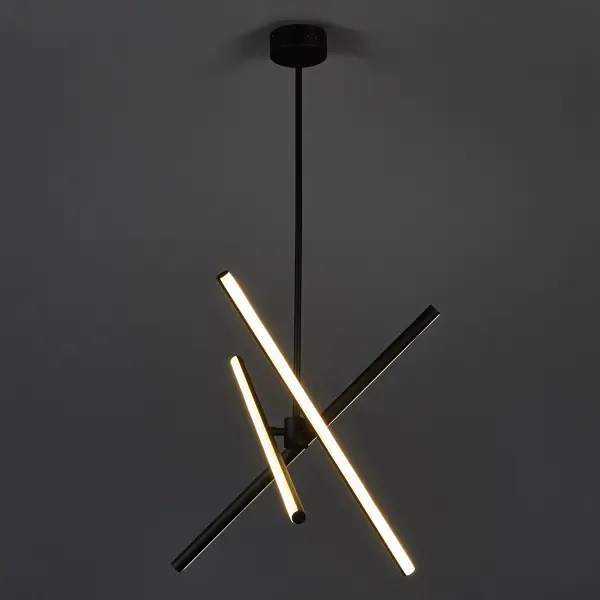 фото Подвесной светильник светодиодный artwork fr6069pl-l65b цвет черный freya