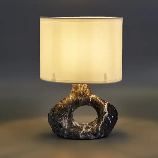 Настольная лампа Rexant «Форте» цвет черный мрамор стол ivar 180 marbles kl 188 контрастный мрамор итальянская керамика