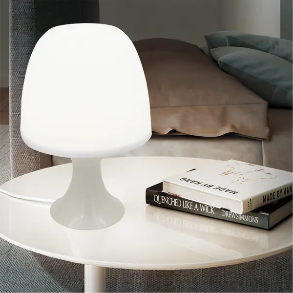 Настольная лампа светодиодная Inspire Guacamole нейтральный белый свет цвет бежевый лампа для чтения 1 led от батарейки 6500k белый