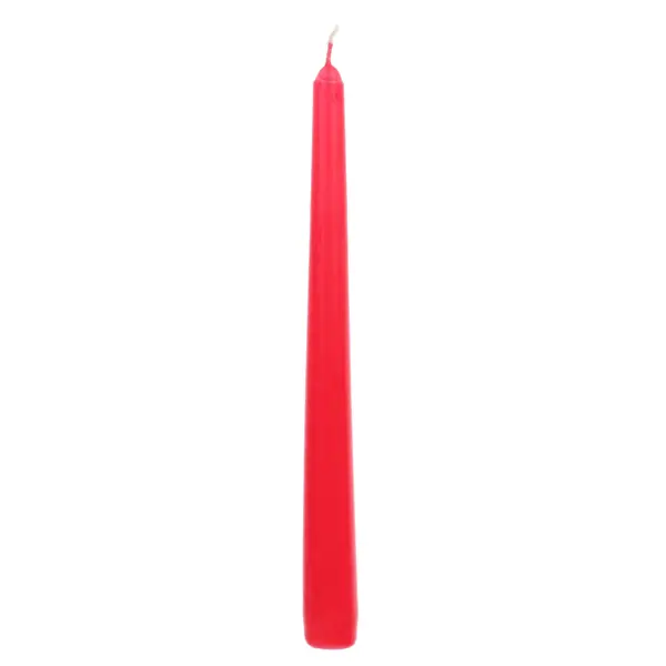 фото Набор свечей, 2.3х24.5 см, цвет античный красный, 2 шт. без бренда