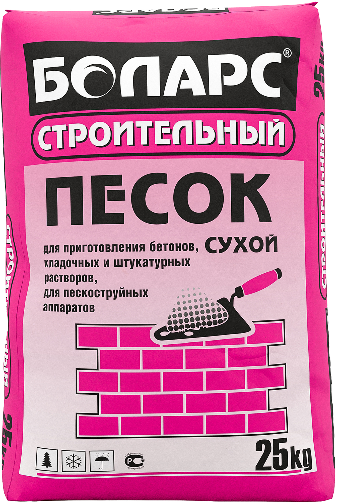 Песок строительный сухой Боларс 25 кг ✳️ купить по цене 197 ₽/шт. в Москве  с доставкой в интернет-магазине Леруа Мерлен