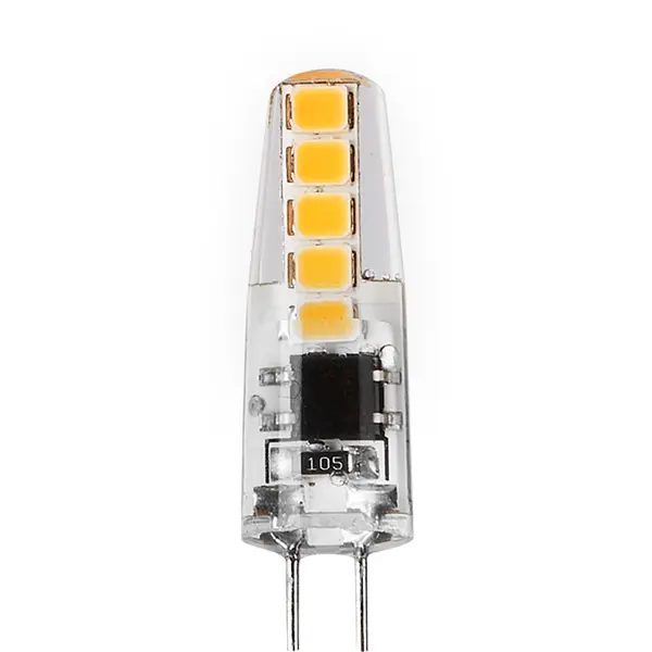 Лампа светодиодная Elektrostandard G4 220 В 3 Вт капсула прозрачная 270 лм теплый желтый свет