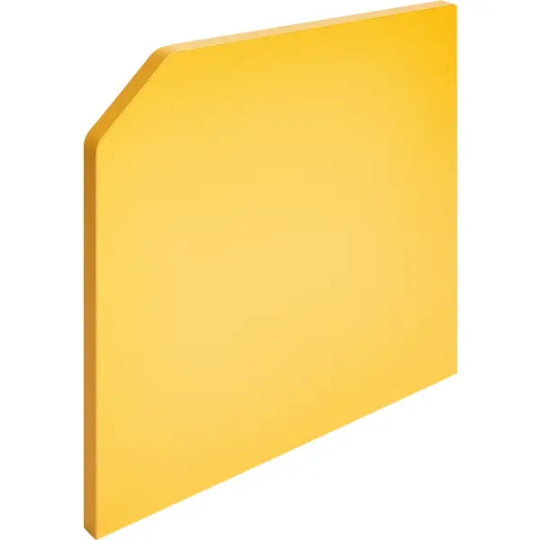 фото Фасад spaceo kub 32.2x32.2x1.6 см мдф цвет желтый