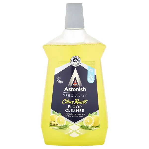 Средство для мытья полов Astonish Цитрусовый взрыв 1000 мл средство для мытья полов чистин сочный лимон 1 л