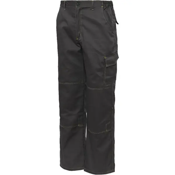 Брюки рабочие DOWELL BASIC цвет темно-серый размер LD/54 рост 182-188 мм костюм футболка и брюки детский jump рост 104 110 см желтый серый