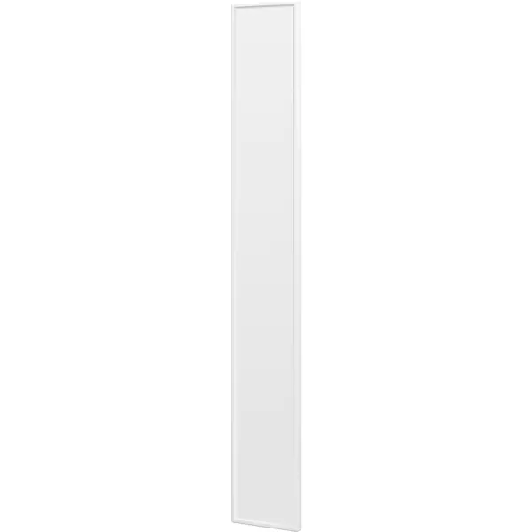 Фасад для кухонного шкафа Инта 14.7x102.1 см Delinia ID МДФ цвет белый фасад со стеклом вельск 39 7x102 1 см delinia id белый