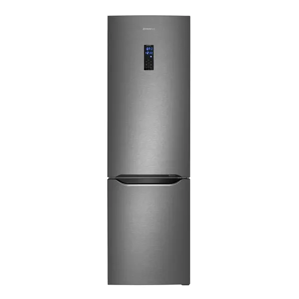 Холодильник двухкамерный Maunfeld MFF187NFIX10 187x66x59.5 см 1 компрессор цвет серебристый электромясорубка maunfeld mf 232wb