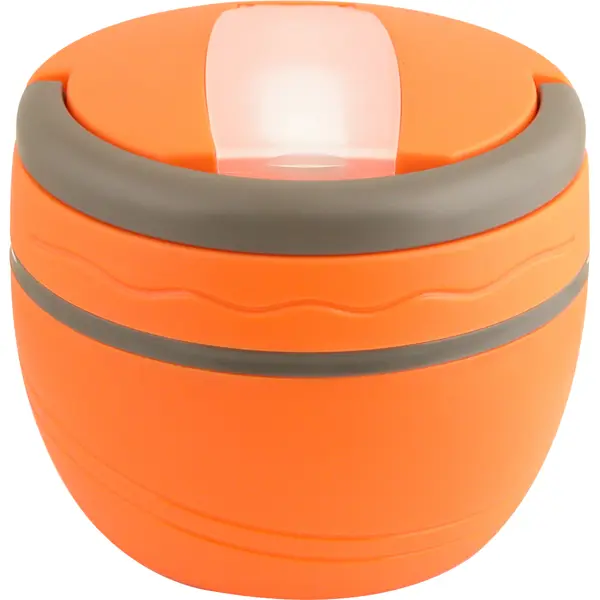 фото Термос-контейнер 0.5 л t85050 пластиковая колба цвет оранжевый без бренда