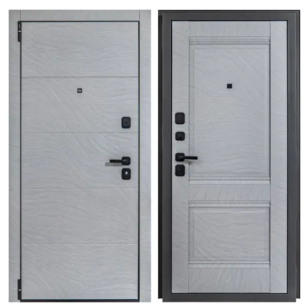 Дверь входная металлическая Порта Дюна 88x205 см левая дюна серая перчатка для защиты рук р m серая security