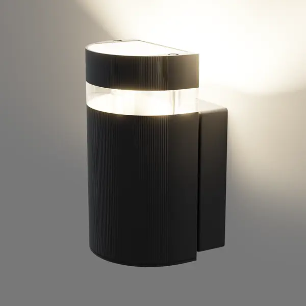 фото Светильник настенный декоративный apeyron 35 вт ip54 цвет черный