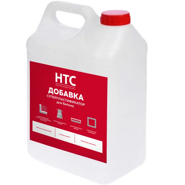 Добавка для бетона HTC Суперпластификатор 5 л добавка для бетона htc суперпластификатор 5 л