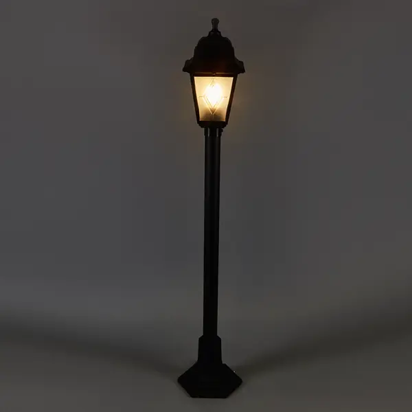 Столб уличный Uniel UUL-A01T 100 см цвет черный уличный светильник uniel uul a01t 60w e27 ip44 bronze ul 00009495