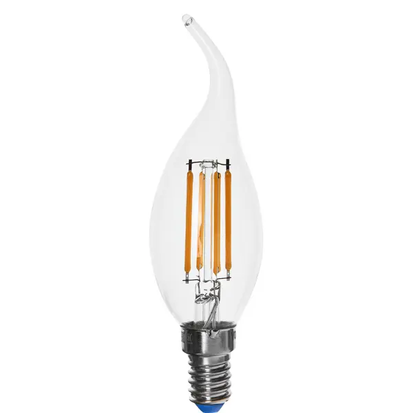 Лампа Volpe Е14 6 Вт DIM свеча 600 Лм теплый свет лампа светодиодная филаментнаядиммируемая feron e14 7w 2700k свеча на ветру прозрачная lb 167 25872
