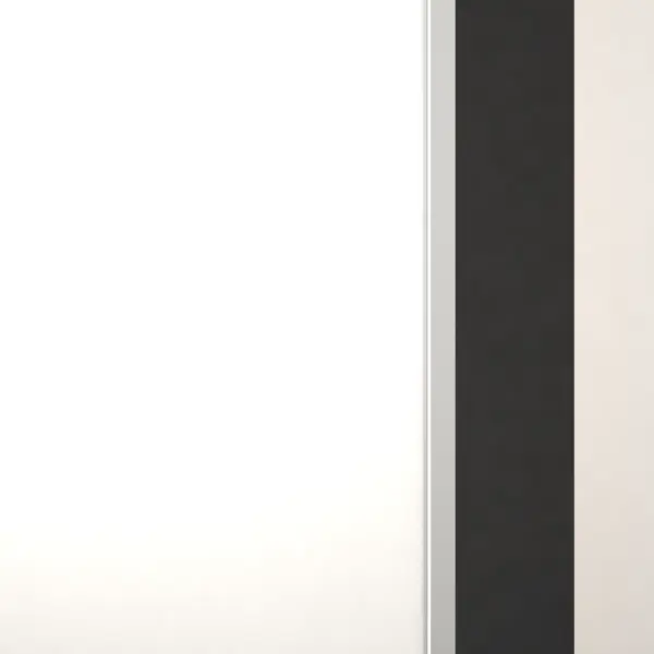 фото Дверь межкомнатная скрытая левая (на себя) invisible 90x200 см эмаль цвет белый с замком и петлями без бренда