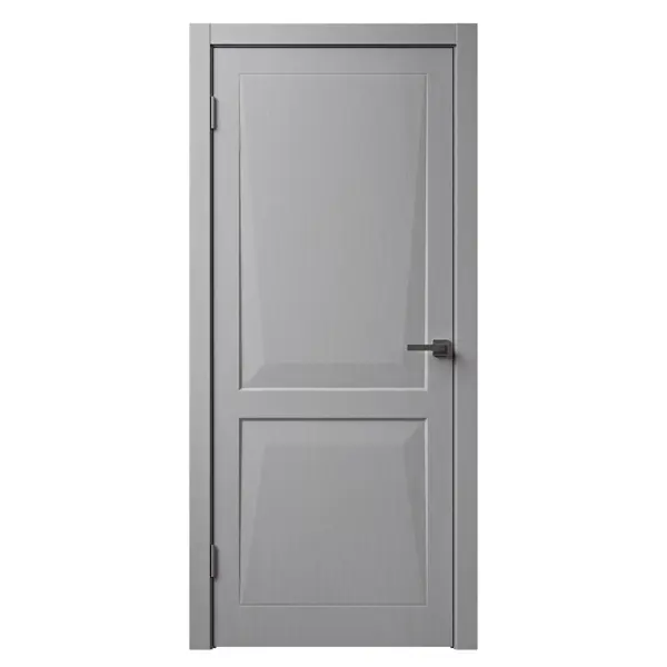 Дверь межкомнатная глухая с замком и петлями в комплекте Интеграл 90x200 см ПВХ цвет дюна светлая