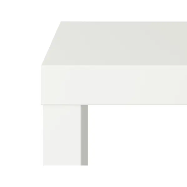 фото Журнальный столик like квадратный 55x55 см белый без бренда