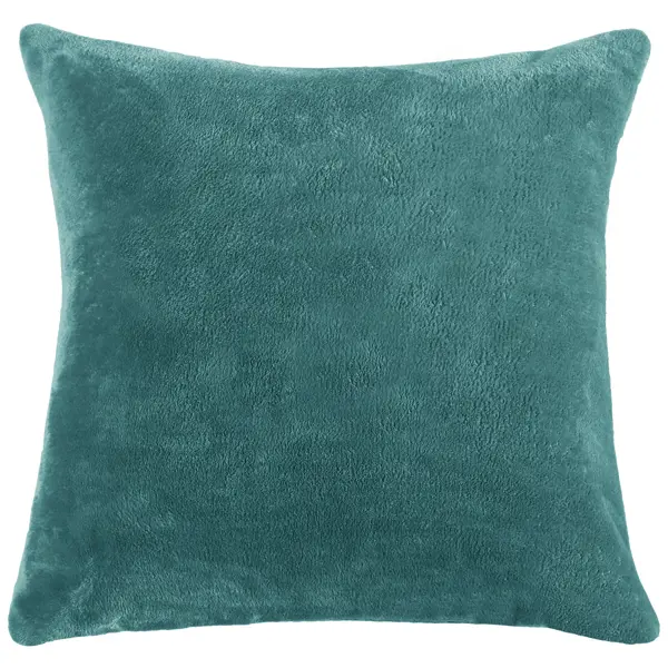 Подушка Inspire Flandria 45x45 см цвет бирюзовый Emerald 1 подушка emerald 1 37x37 см темно бирюзовый