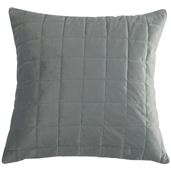 Подушка Etna 50x50 см велюр цвет графит подушка на сиденье туба дуба пдп007 50x50 см темно серый