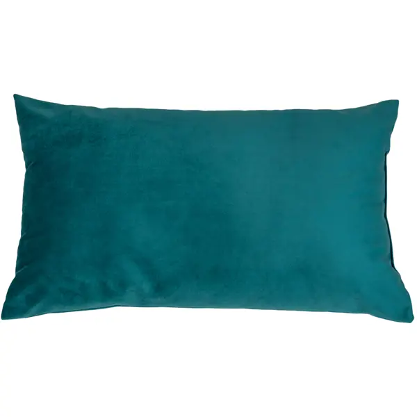 Подушка 30x50 см цвет темно-бирюзовый Emerald 1 подушка ные волны 40x40 см бирюзовый