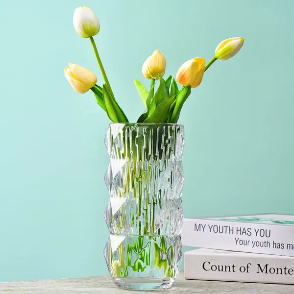 Ваза Compliment стекло цвет прозрачный 23 см ваза напольная падеборн 30 см прозрачный