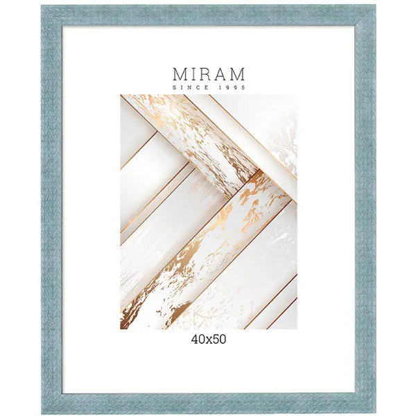 Рамка Мирам 40x50 см пластик цвет голубой vogue альбом для раскрашивания голубой