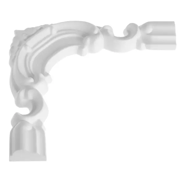 Уголок для плинтуса полистирол NMC WL2-C3 белый 4 шт уголок для плинтуса полистирол ударопрочный format 18d белый 69 мм