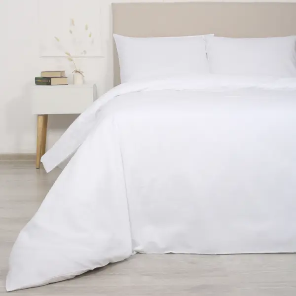 Комплект постельного белья Melissa двуспальный бязь белый наволочки эко сон белый р 68х68