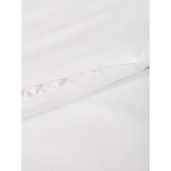 фото Комплект постельного белья melissa евро бязь белый