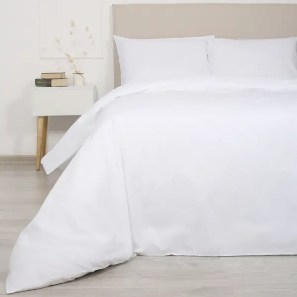 Комплект постельного белья Melissa евро бязь белый наволочки эко сон белый р 68х68