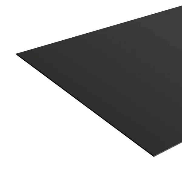 Стеновая панель ПВХ черный 1000x500x3 мм 0.5 м² валик decor структурный поролоновый горошек для создания фактурного рисунка 180 мм
