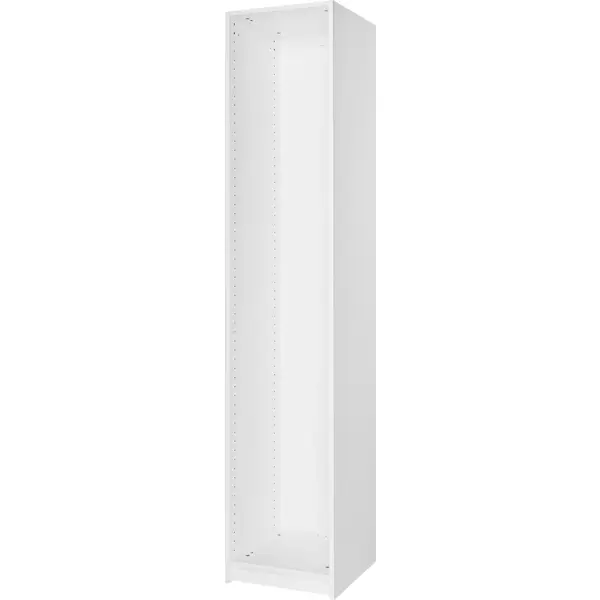 Каркас шкафа Лион 40x200.2x41.7 см ЛДСП цвет белый опора штанги шкафа amig