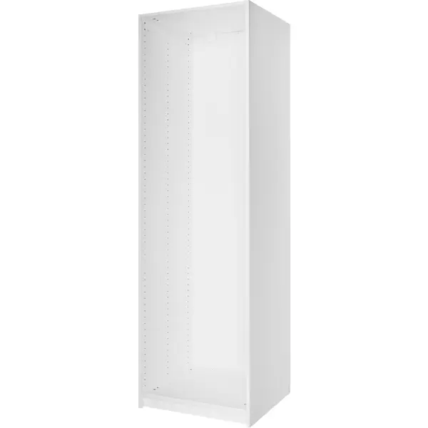 Каркас шкафа Лион 60x200.2x54.5 см ЛДСП цвет белый опора штанги шкафа amig
