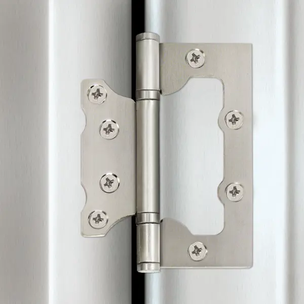 фото Дверь межкомнатная остекленная с замком и петлями в комплекте линеа 6 60x200 см hardflex цвет платина светлая марио риоли